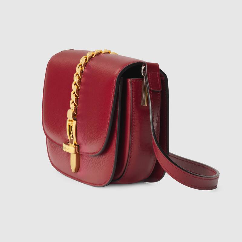 Gucci Sylvie 1969 Mini Shoulder Bag 615965 Red